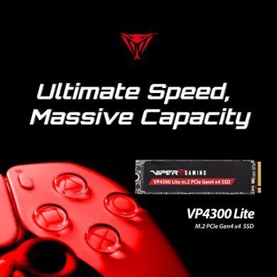 Накопичувач SSD 500GB Patriot Viper VP4300 Lite M.2 2280 PCIe 4.0 x4 NVMe TLC (VP4300L500GM28H) [610289]