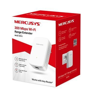 Розширювач покриття WiFi MERCUSYS AC1200, 1хFE LAN (ME10) [104436]