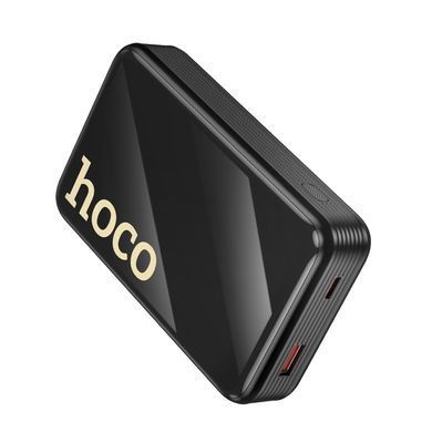 Зовнішній акумулятор HOCO Q37A Graceful 22.5W+PD20W power bank with two cables(20000mAh) Black (6942007644921) [806304]