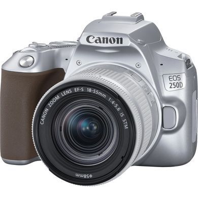 Цифр. фотокамера дзеркальна Canon EOS 250D kit 18-55 IS STM Silver (3461C003) [17584]
