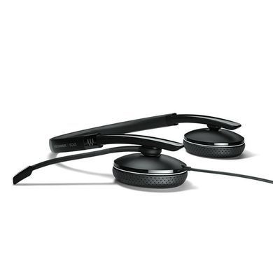 Гарнітура комп'ютерна стерео On-Ear EPOS ADAPT 165T USB II, 3.5мм/USB, односпрямований, сертифікат Microsoft Teams, 1.8м, Чорний (1000902) [107165]