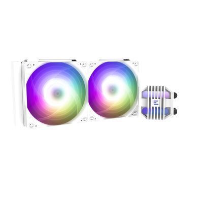 Система рідинного оxолодження Zalman Alpha 2SE A24 ARGB, LGA1851, 1700, 1200, 115x, AM5, AM4, TDP 320W, білий (ALPHA2SEA24WHITE) [113173]