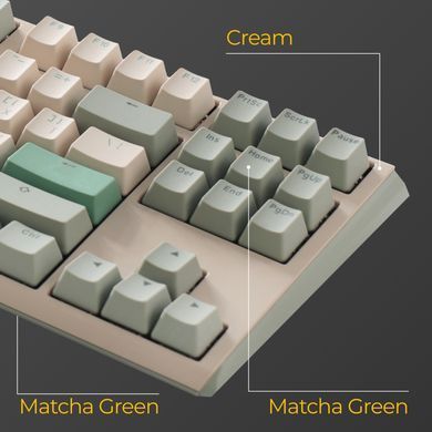 Клавіатура Ducky One 3 TKL Cherry MX Brown UA USB Matcha Cream (DKON2187-BUAPXМAEGGC1) [614119]