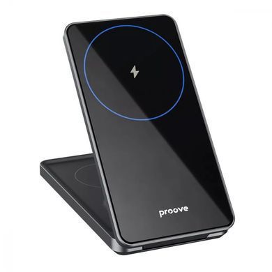 Бездротовий зарядний пристрій Proove Metal Edge 3in1 15W Gray (WSME15010003) [603334]