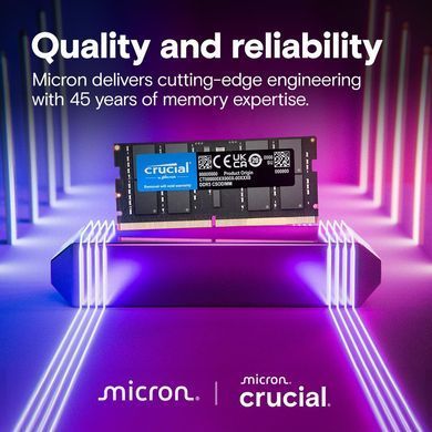 Модуль пам'яті PRO 32GB DDR5-6400 CRUCIAL (CT32G64C52CS5) [504025]