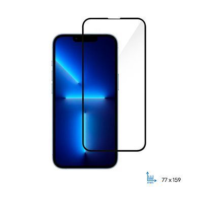 Захисне скло 2E для iPhone 13 Pro Max, 2.5D FCFG, (1 Pack), чорна рамка (2E-IP-13M-6.7-SMFCFG-BB) [103105]