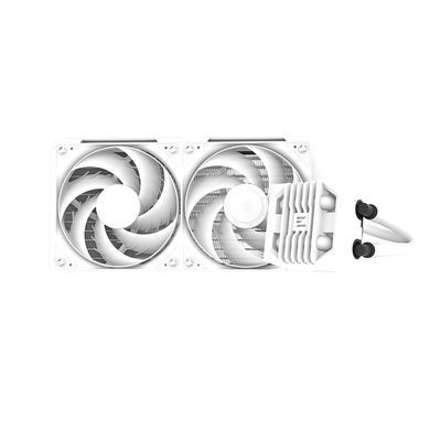 Система рідинного оxолодження Zalman Alpha 2SE A24 ARGB, LGA1851, 1700, 1200, 115x, AM5, AM4, TDP 320W, білий (ALPHA2SEA24WHITE) [113173]