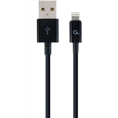 Кабель Cablexpert USB - Lightning (M/M), преміум, 2 м, чорний (CC-USB2P-AMLM-2M) [603680]