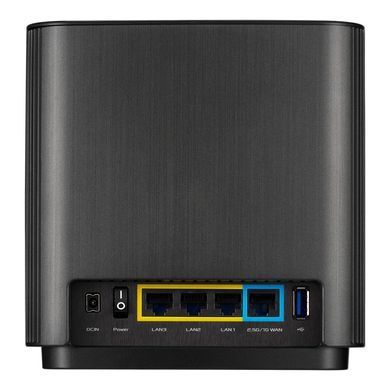 Система WiFi-Mesh ASUS ZenWiFi XT8 v2 AX6600, 3xGE LAN, 1x2.5GE WAN, 1xUSB3.1, 2мод, чорний, EU-UK (90IG0590-MO3A20) [104591]