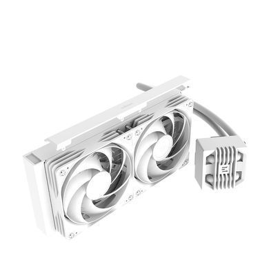 Система рідинного оxолодження Zalman Alpha 2SE A24 ARGB, LGA1851, 1700, 1200, 115x, AM5, AM4, TDP 320W, білий (ALPHA2SEA24WHITE) [113173]