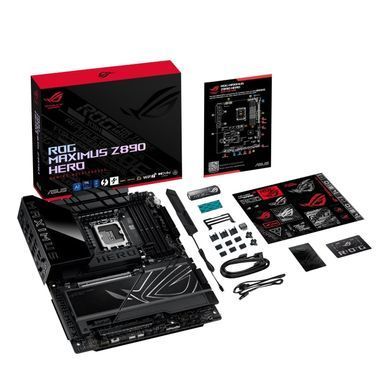 Материнcька плата ASUS ROG MAXIMUS Z890 HERO s1851 Z890 4xDDR5 M.2 Thunderbolt HDMI Wi-Fi BT ATX (90MB1ID0-M0EAY0) [109157]