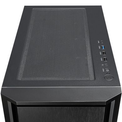 Корпус Chieftec Pro Midi Q ATX, без БЖ, Black (AS-02B-OP) [403289]