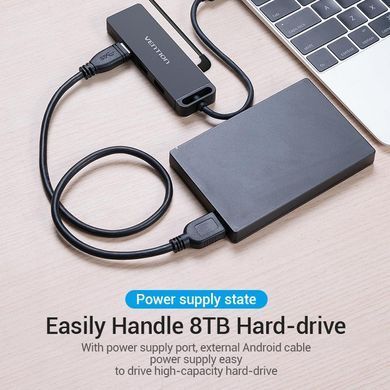 USB-хаб Vention 4 ports Black (TGKBB) [605131]