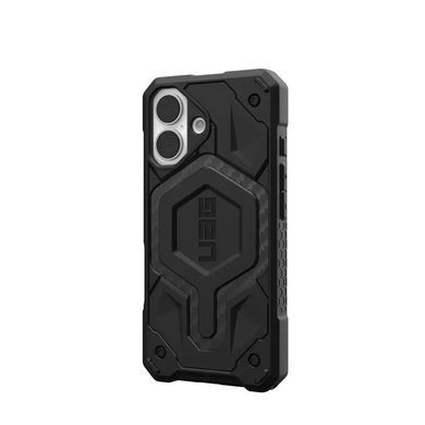 Чохол-накладка Urban Armor Gear Monarch для Apple iPhone 16 Carbon Fiber (114462114242) [615782]