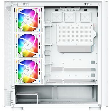 Корпус Modecom VOLCANO AQ400 ARGB MIDI SIDE LCD 6,2&rdquo;, 4x120mm fans WHITE без БЖ ATX (MC-A-AQ400-4FA-W) [405391]