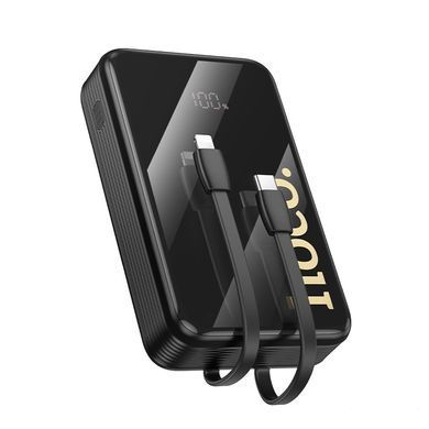 Зовнішній акумулятор HOCO Q37A Graceful 22.5W+PD20W power bank with two cables(20000mAh) Black (6942007644921) [806304]