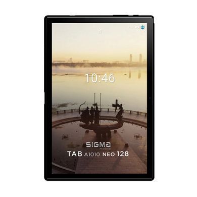 Планшет Sigma mobile Tab A1010 Neo 4/128GB 4G Dual Sim Black+чохол-книжка (TAB A1010 Neo 4/128GB Black) [609853]