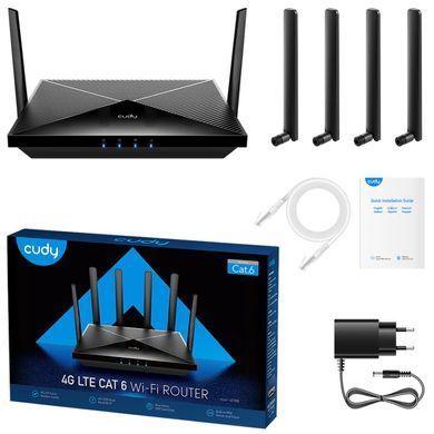 Маршрутизатор Cudy, AC1200 Wi-Fi 4G LTE-Cat6 Dual Sim Gigabit Router (LT700) [403221]