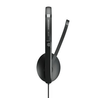 Гарнітура комп'ютерна стерео On-Ear EPOS ADAPT 165T USB II, 3.5мм/USB, односпрямований, сертифікат Microsoft Teams, 1.8м, Чорний (1000902) [107165]