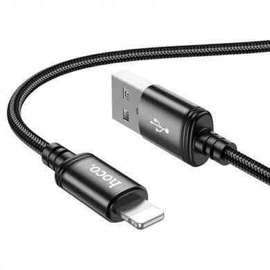 Кабель HOCO X91 Radiance charging data cable for iP(L=3M) Black (6931474788702) [805225]