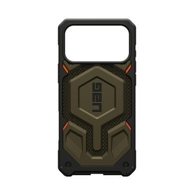 Чохол UAG для iPhone 17 Pro Max, Monarch Pro MagSafe, Kevlar Element Green (11451411397B) [111056]