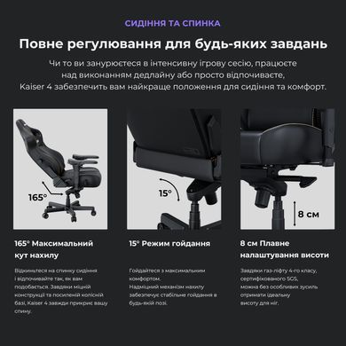 Крісло для геймерів Anda Seat Kaiser 4 Size XL Violet (AD12YDDC-XLL-20-V-PV/C) [614521]
