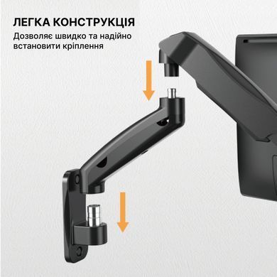 Кронштейн OfficePro 17-32" Black (VESA100х100) (MA310B) [612546]