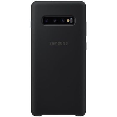 Чохол-накладка Samsung Silicone Cover для Samsung Galaxy S10+ SM-G975 Black (EF-PG975TBEGRU) [600904]