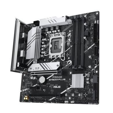 Материнcька плата ASUS PRIME B760M-PLUS s1700 B760 4xDDR5 M.2 HDMI DP mATX (90MB1GY0-M0EAY0) [109454]