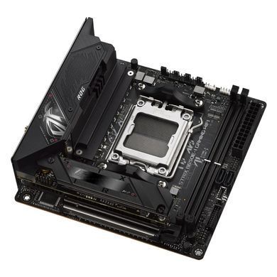 Материнcька плата ASUS ROG STRIX B650E-I GAMING WIFI sAM5 B650 2xDDR5 M.2 HDMI Wi-Fi BT mITX (90MB1BI0-M0EAY0) [109099]