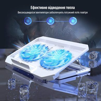 Охолоджуюча пiдставка для ноутбука ColorWay Cooling Laptop Q100, 10-17&rdquo; (CW-CLQ100) [619339]