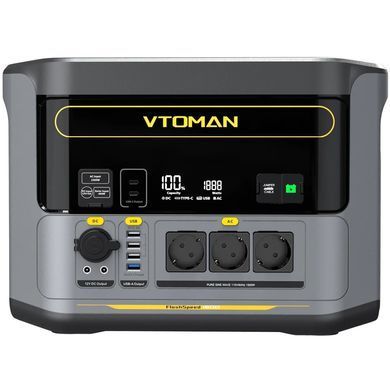 Зарядна станція Vtoman FlashSpeed 1500 PB-58 (1548 Вт/г) + Extra Battery PB-81 1548 Вт/г LiFePo4 (FlashSpeed 1500+Battery) [405146]