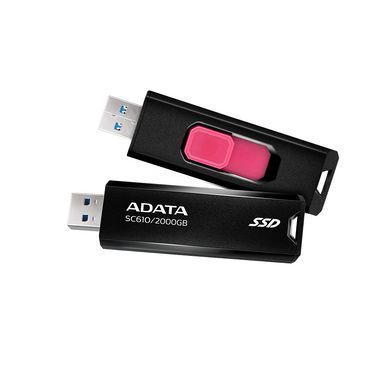 Портативний SSD ADATA SC610 2TB USB 3.2 550/500Mb/s Black (SC610-2000G-CBK/RD) [803626]