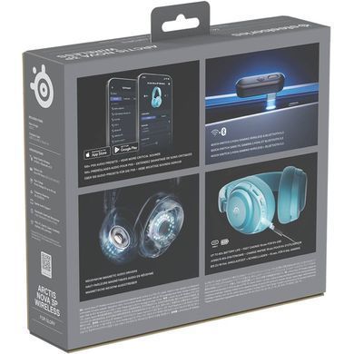 Ігрова гарнітура SteelSeries Arctis Nova 3P Wireless MultiPlatform Aqua (61688) [403547]