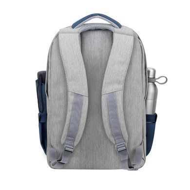 Рюкзак Rivacase Prater 7567 17.3" Grey/Dark Blue (7567 (Grey/Dark Blue)) [605757]