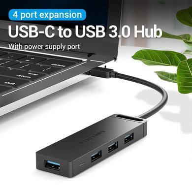 USB-хаб Vention 4 ports Black (TGKBB) [605131]