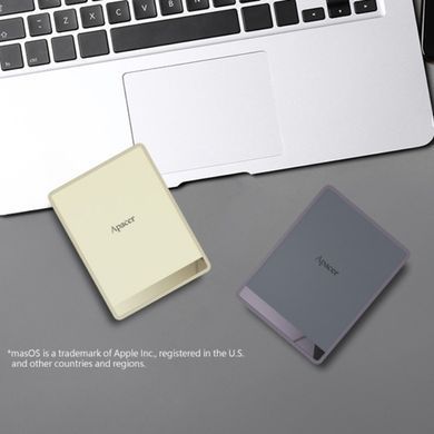 Портативний SSD Apacer AS724 1TB USB 3.2 Gen.2 Type-C Read/Write 500MB/s Cream (AP1TBAS724C-1) [803195]