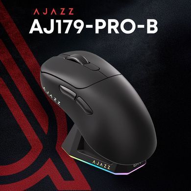 Миша бездротова Ajazz AJ179Pro Black (AJ179-PRO-B) [612729]