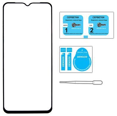 Захисне скло Dengos для Samsung Galaxy S23 FE SM-S711 Black Full Glue (TGFG-322) [600705]