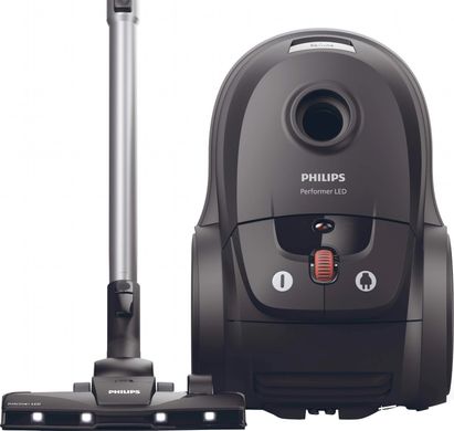 Philips Пилосос мішковий Series 8000, 900Вт, конт пил -4л, НЕРА 13, чорний (XD8122/10)