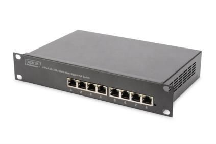 Digitus Gigabit Ethernet 8x10/100/1000Mbps RJ45 POE, 10" (DN-95317)