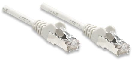 Патчкорд FTP Cat.5e ( 2.0м сірий), Intellinet, Біметал, ССА (329903) [403057]
