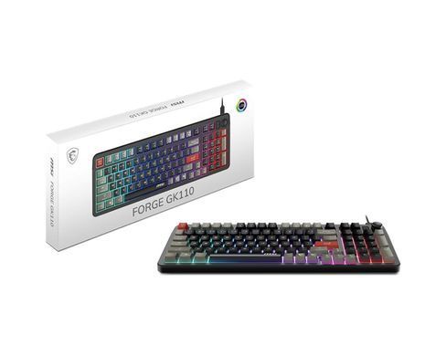 Клавіатура GAMING BLACK UA MSI (FORGE GK110 UA) [502663]