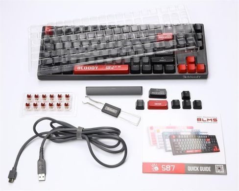 Клавіатура Bloody S87 Energy Red (S87 (Energy Red)) [605997]