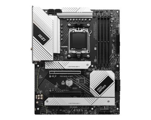 Материнcька плата MSI PRO B650-A WIFI sAM5 B650 4xDDR5 M.2 HDMI DP Wi-Fi BT ATX (911-7D75-013) [109263]