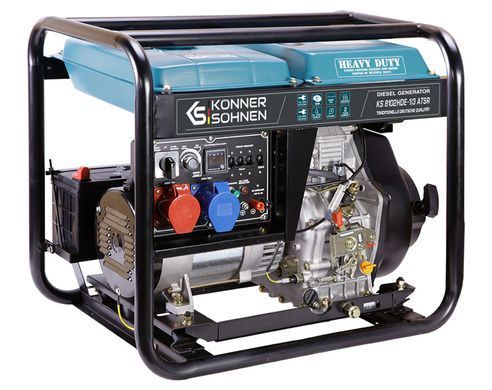 Генератор дизельний Konner&Sohnen KS 8102HDE-1/3 ATSR (EURO II), 230/400В, 5.5/6.5кВт, електростартер, передстартовий підігрів, 117кг (KS8102HDE-1/3ATSR) [111008]