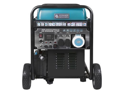 Генератор дизельний інверторний Konner&Sohnen KS 9500IDE ATSR, 230В, 9.5кВт, АВР(ATS), електростартер, 130кг (KS9500IDEATSR) [105976]