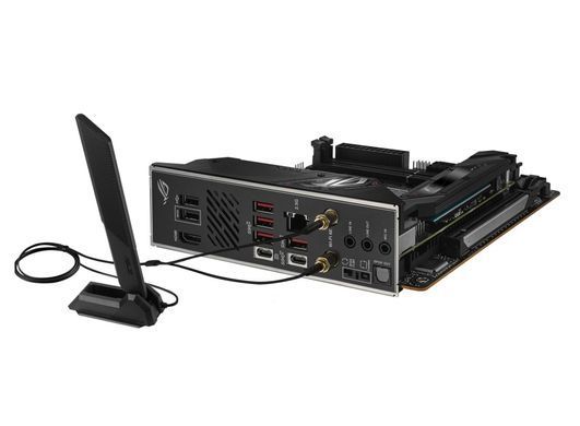 Материнcька плата ASUS ROG STRIX B650E-I GAMING WIFI sAM5 B650 2xDDR5 M.2 HDMI Wi-Fi BT mITX (90MB1BI0-M0EAY0) [109099]