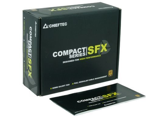 БЖ 450W Chieftec COMPACT SFX 80mm, 80+ GOLD, Modular, Retail Box (CSN-450C) [402836]