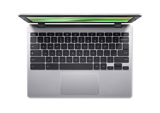 Ноутбук Acer Chromebook CB311-12H 11" IPS, Intel C N100, 8GB, F128GB, UMA, ChromeOS, сріблястий (NX.KX1EU.001) [110926]